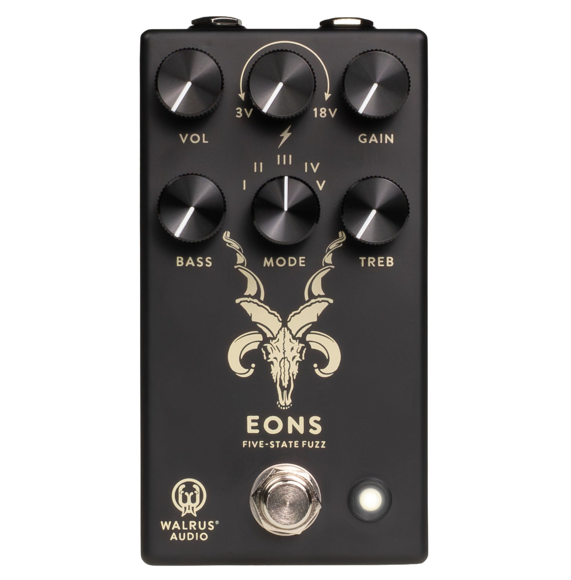 Walrus Audio Eons Five-State Fuzz Pedal Black