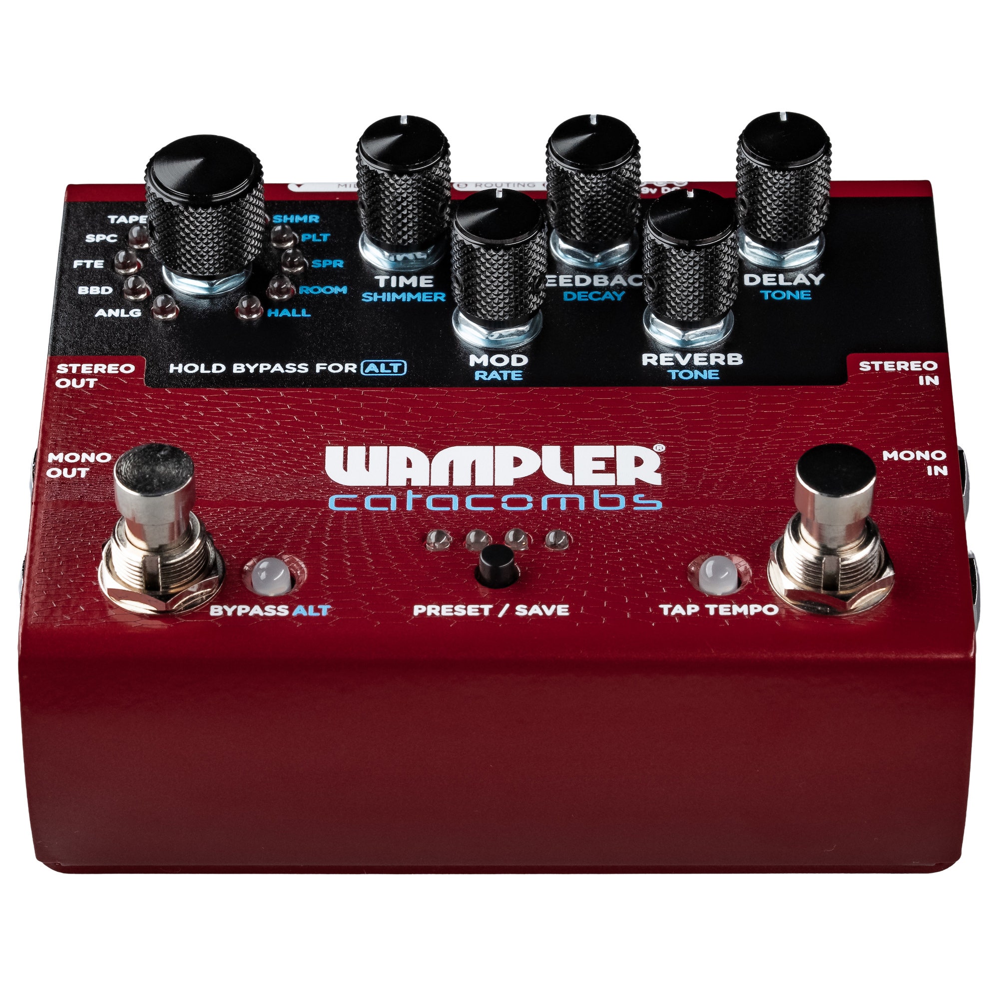 Wampler Catacombs Reverb and Delay Pedal