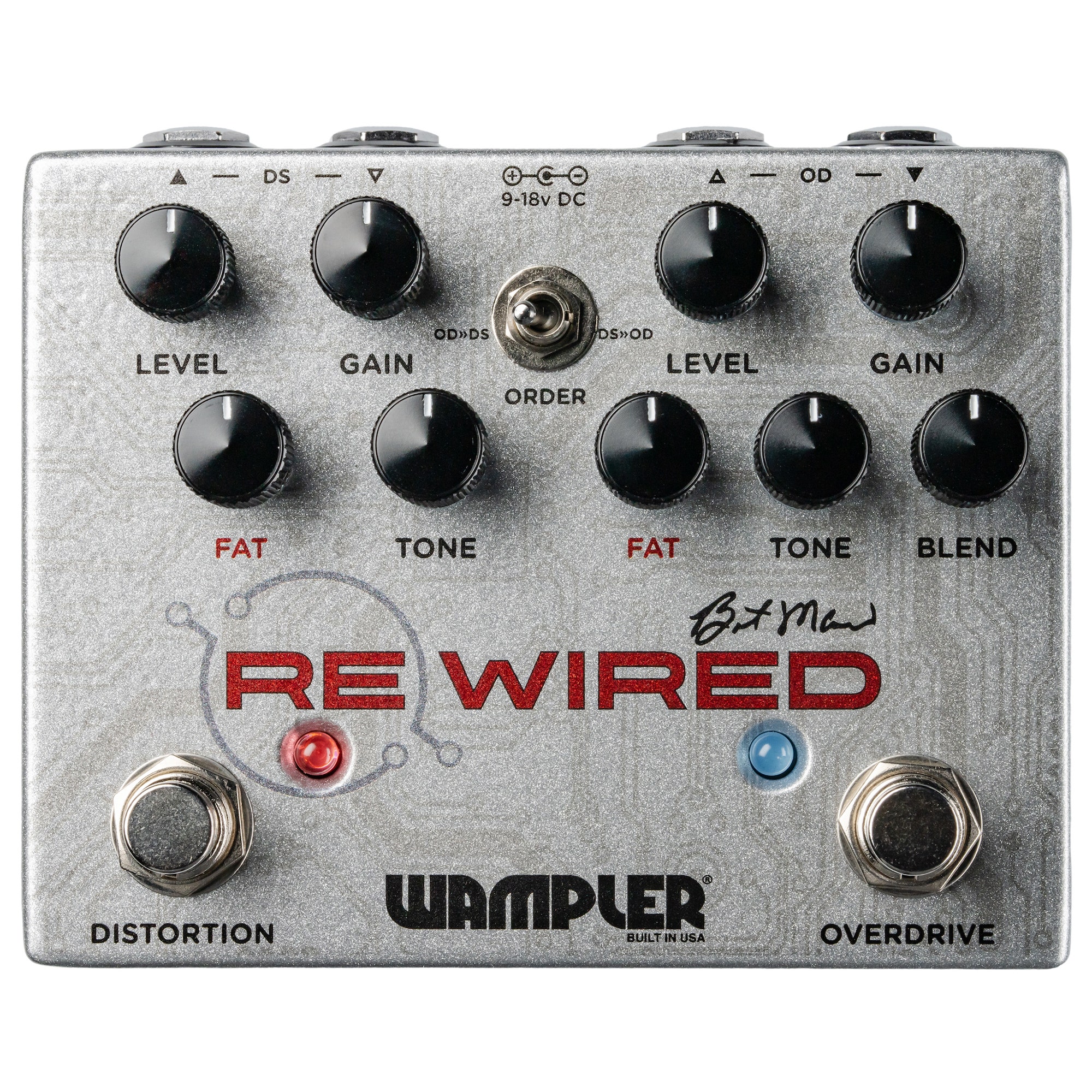 Wampler Bret Mason Signature Overdrive Distortion Pedal