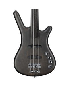 Warwick RockBass Corvette Basic 4 Fretless Bass Guitar Nirvana Black Transparent Satin View 2