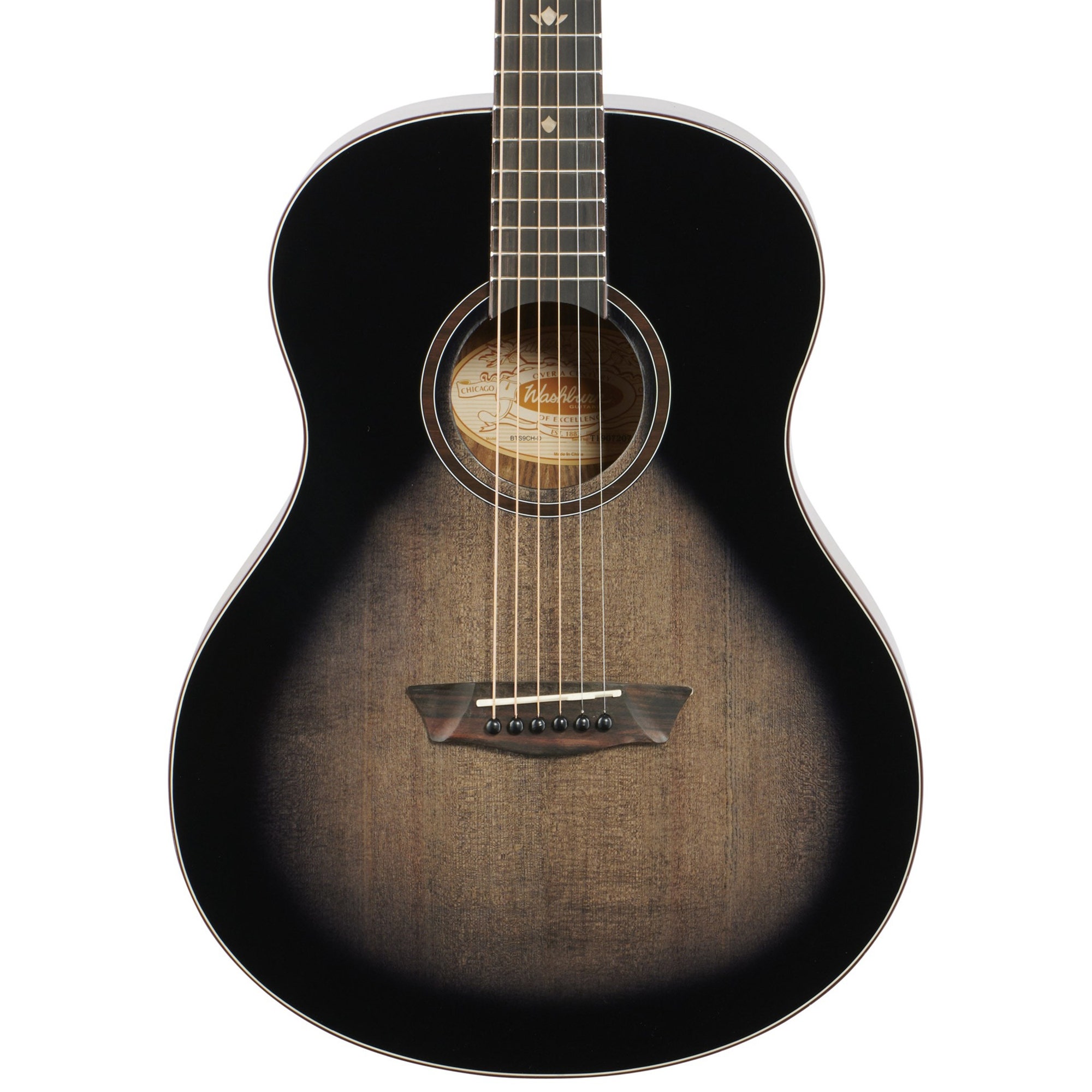 Washburn Bella Tono Novo S9 Acoustic  Guitar Charcoal Burst