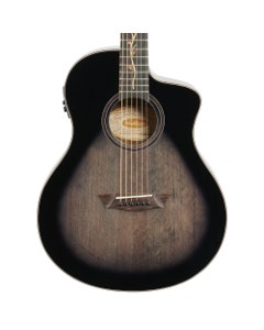 Washburn Bella Tono Vite S9V Acoustic Electric Guitar Charcoal Burst