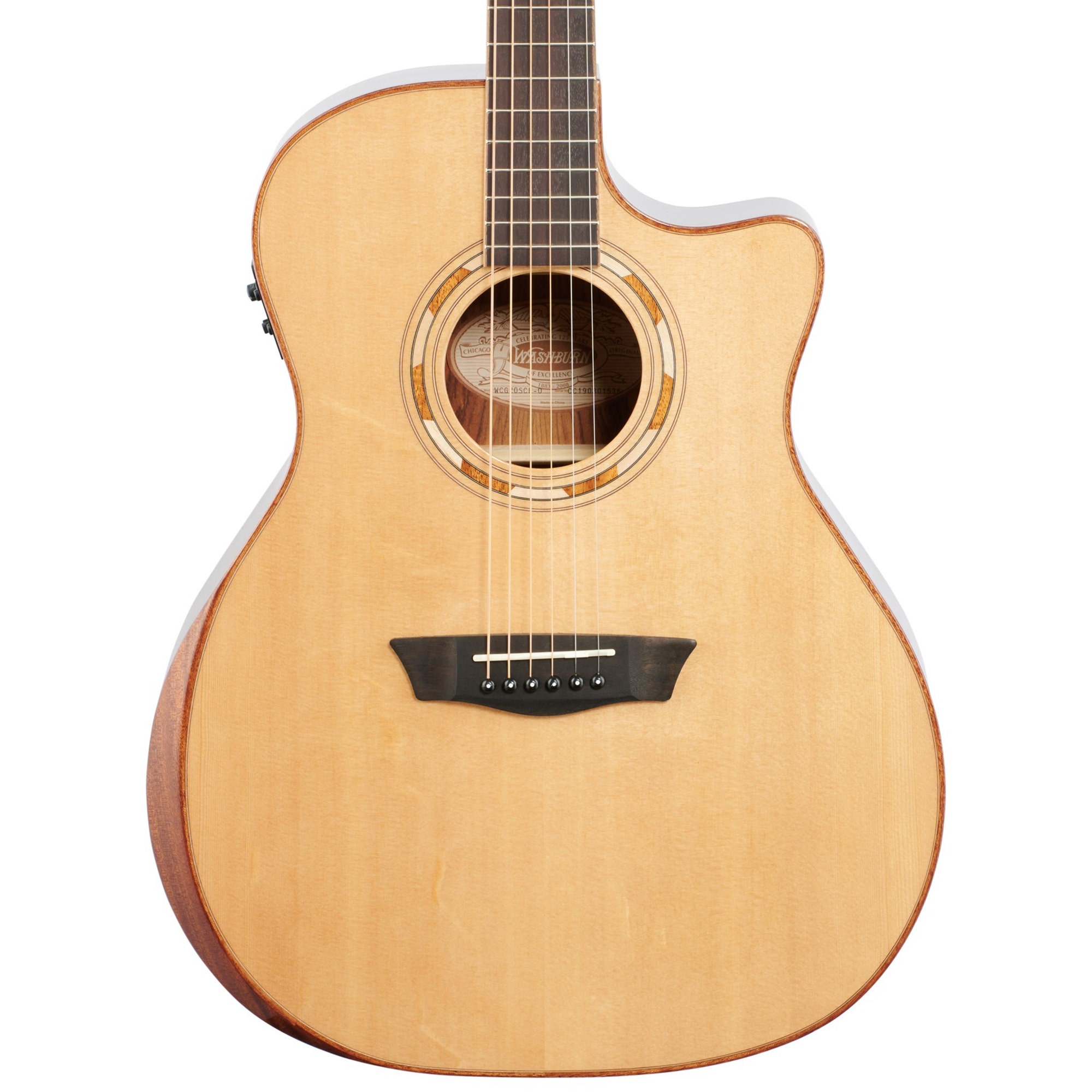 Washburn WCG20SCE O Comfort 20 Grand Auditorium Acoustic Electric