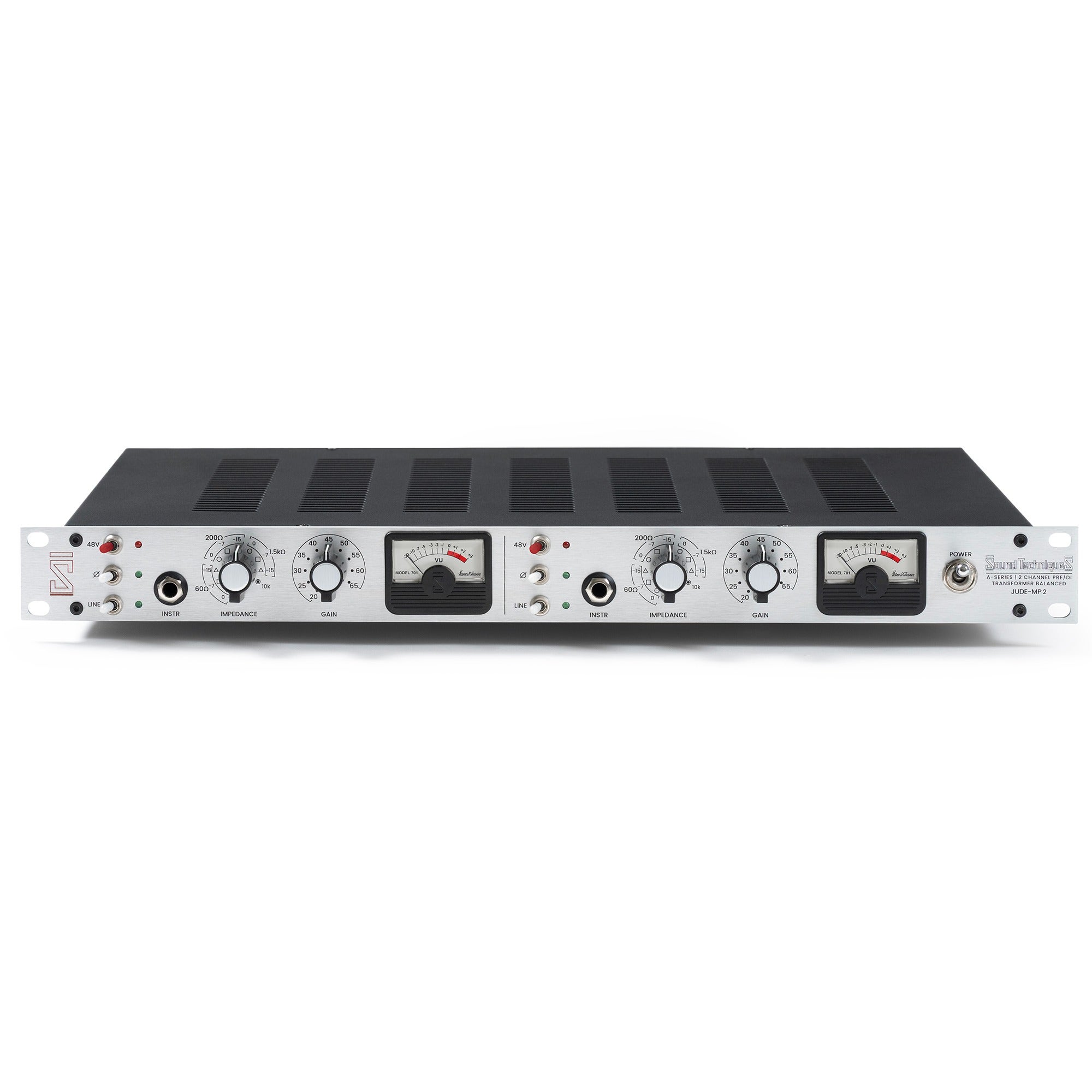 Warm Audio Sound Techniques Jude Dual Channel Rackmount Mic Preamp