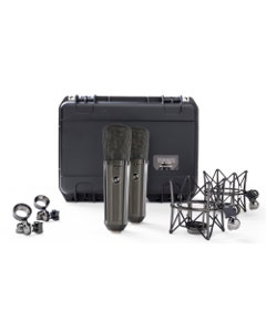 Warm Audio WA-87 R2 TS Titanium Stereo Pair Condenser Microphone Pack