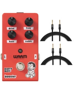 Warm Audio Dirty Boy Booster Jr. Booster Pedal with Free Cables