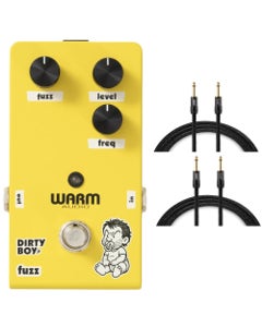 Warm Audio Dirty Boy Jr. Fuzz Guitar Pedal with Free Cables