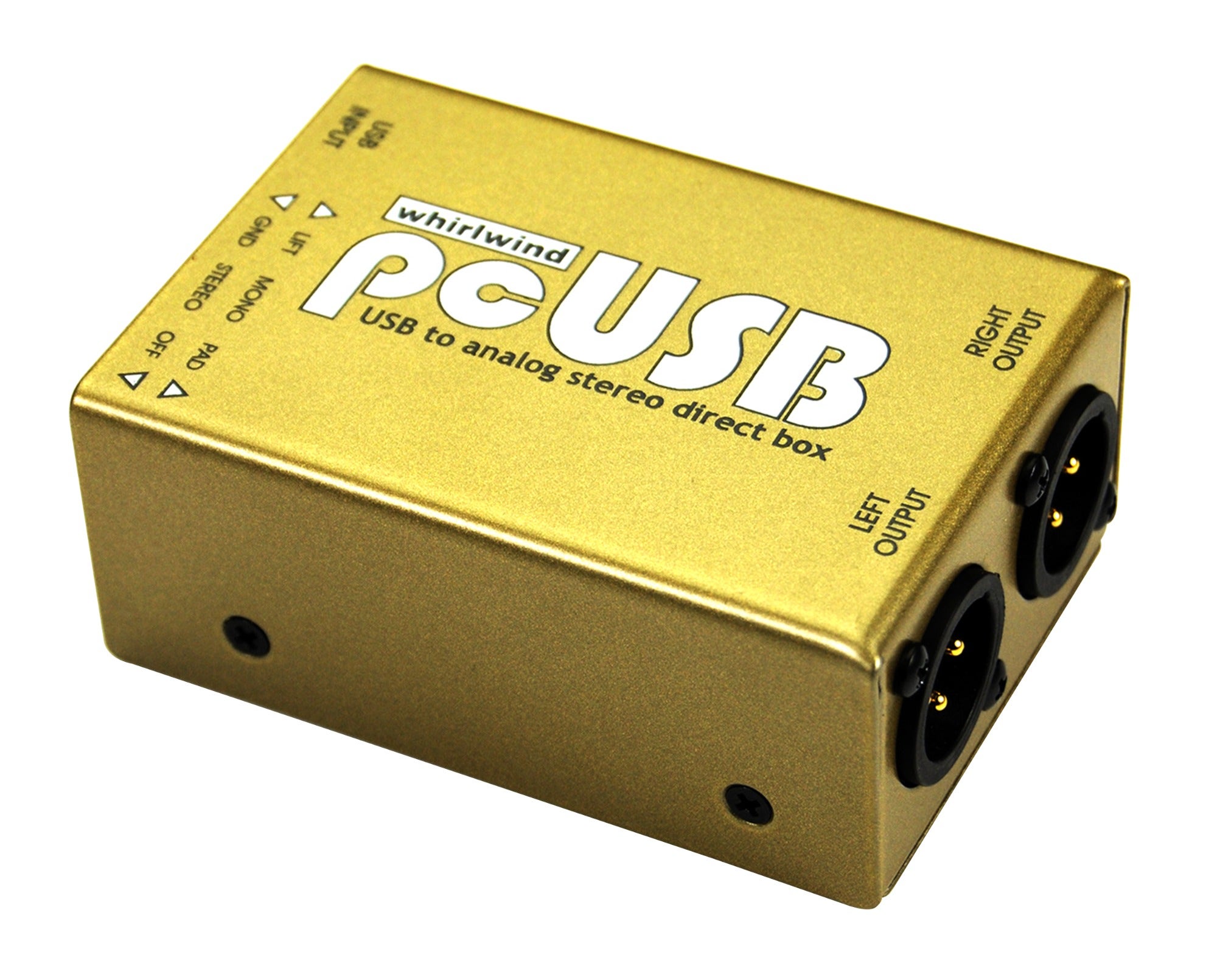 Whirlwind PCUSB Computer Audio USB Interface