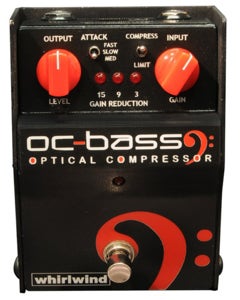 Whirlwind FXOCBP Optical Bass Compressor Pedal