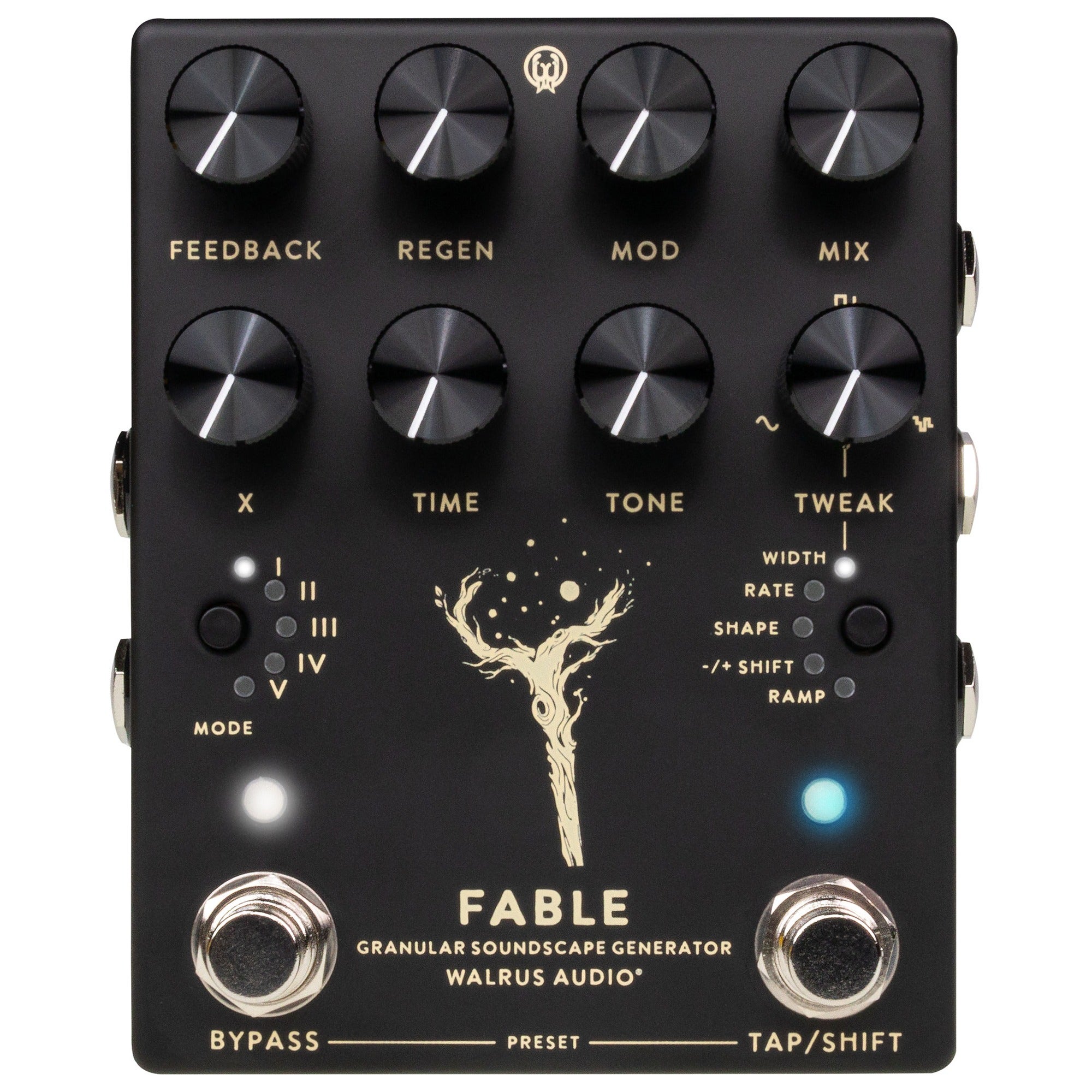 Walrus Audio Fable MKII Granular Soundscape Generator Pedal Black