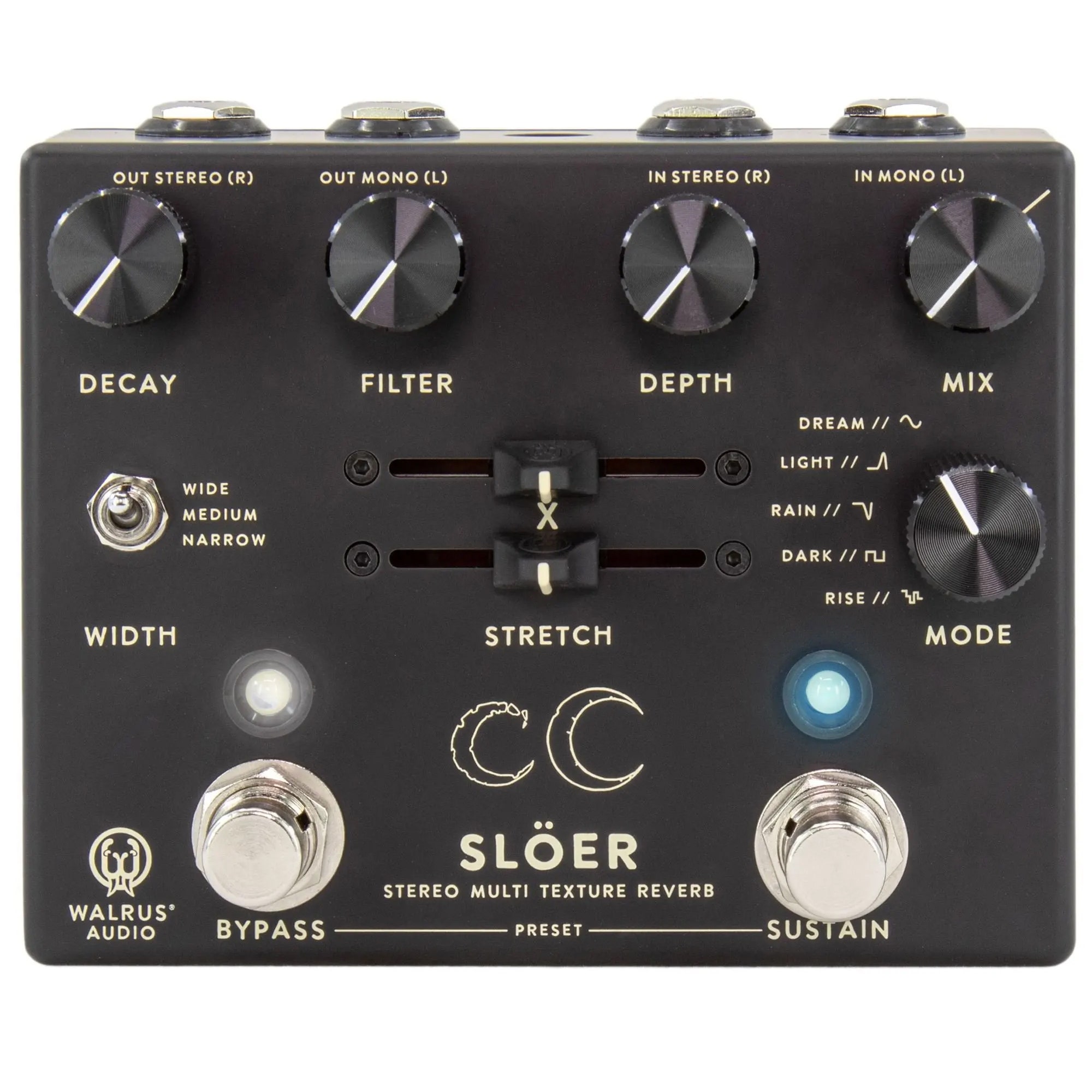 Walrus Audio SLOER Stereo Ambient Reverb Pedal