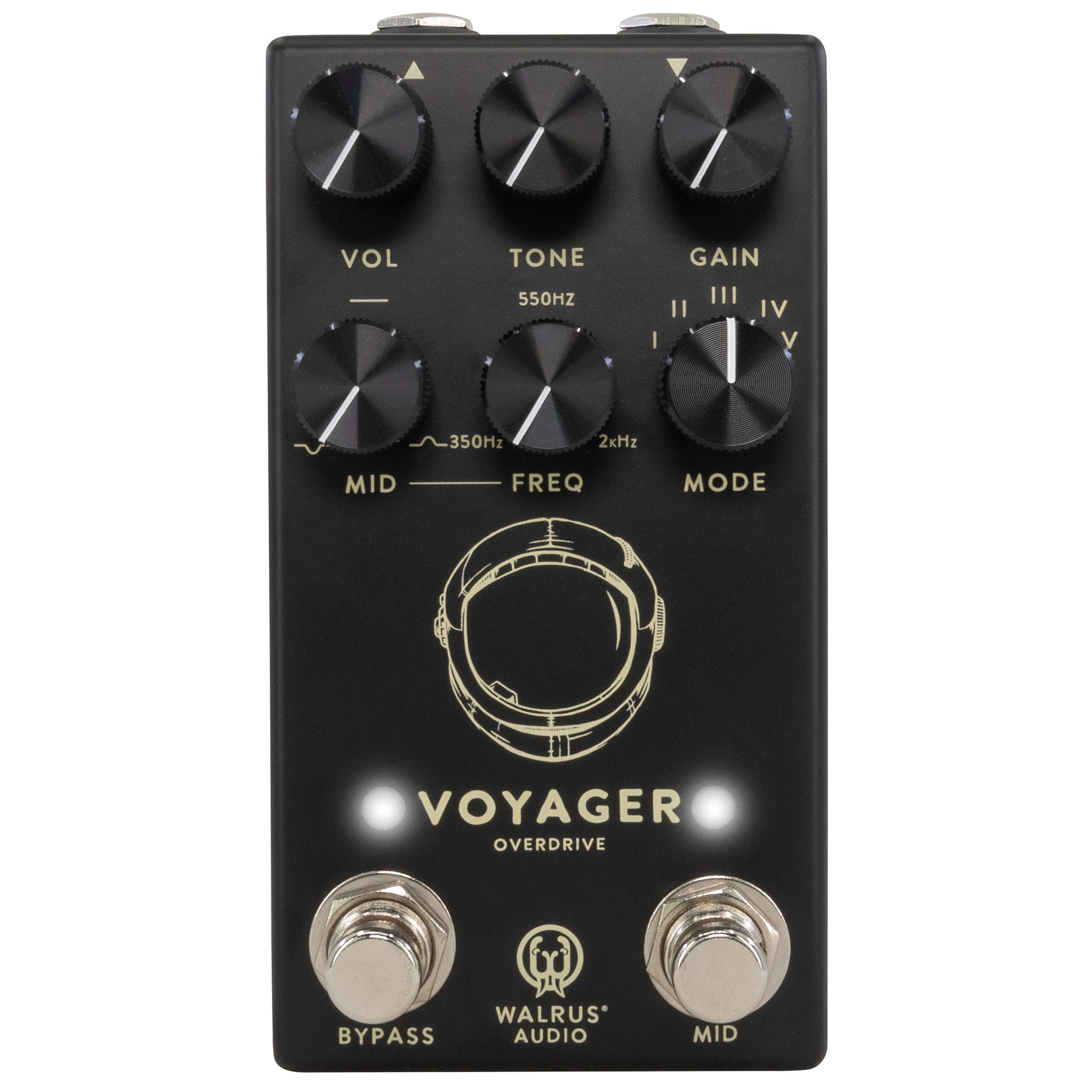 Walrus Audio Voyager Pre-Amp Overdrive MKII Pedal Black
