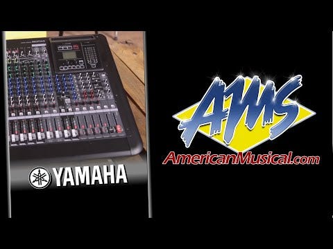 Yamaha MGP24X 24 Channel 4 Bus Mixing Console | American Musical
