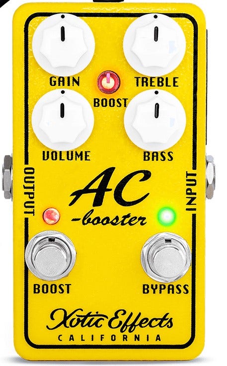 Xotic ACV2 Booster Pedal
