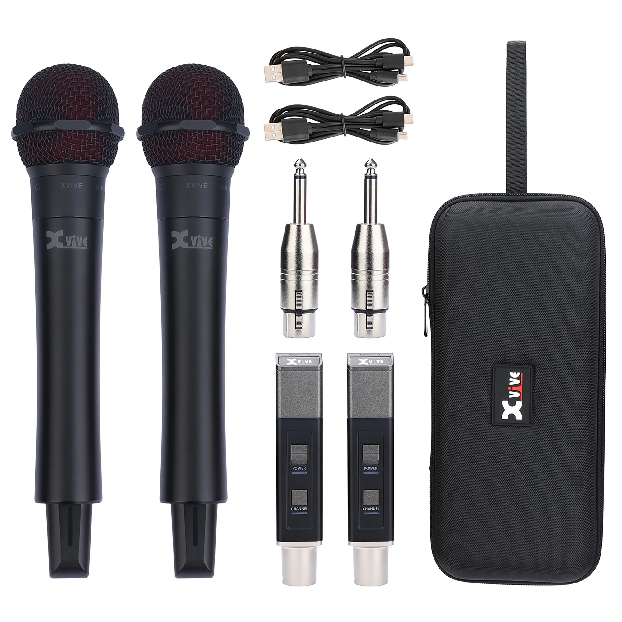 Xvive M5D Dual Handheld Digital Wireless Microphone System