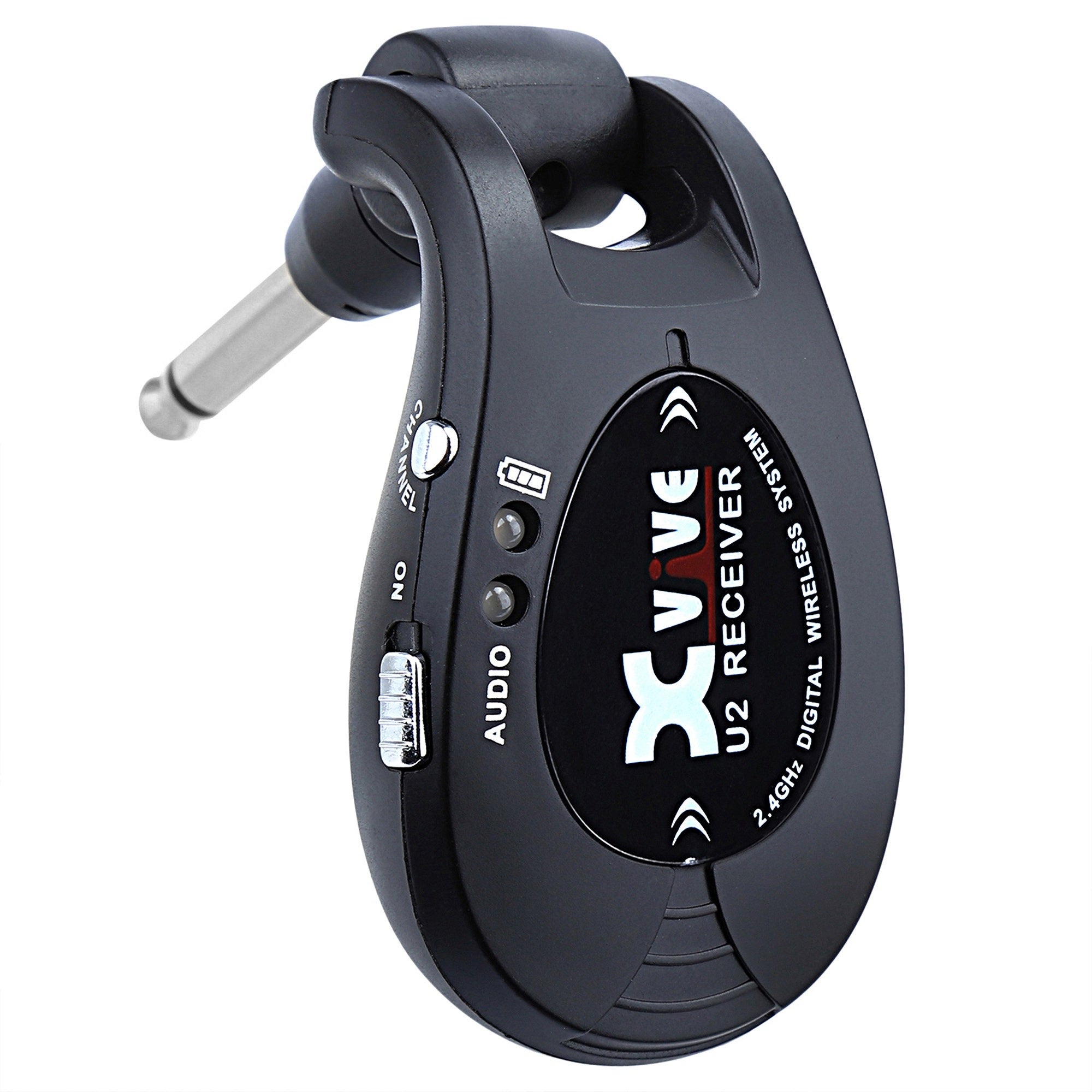 Xvive U2 Rechargeable Compact Digital Wireless Guitar System Black