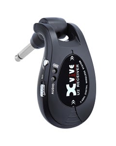 Xvive U2 Rechargeable Compact Digital Wireless Guitar System Black
