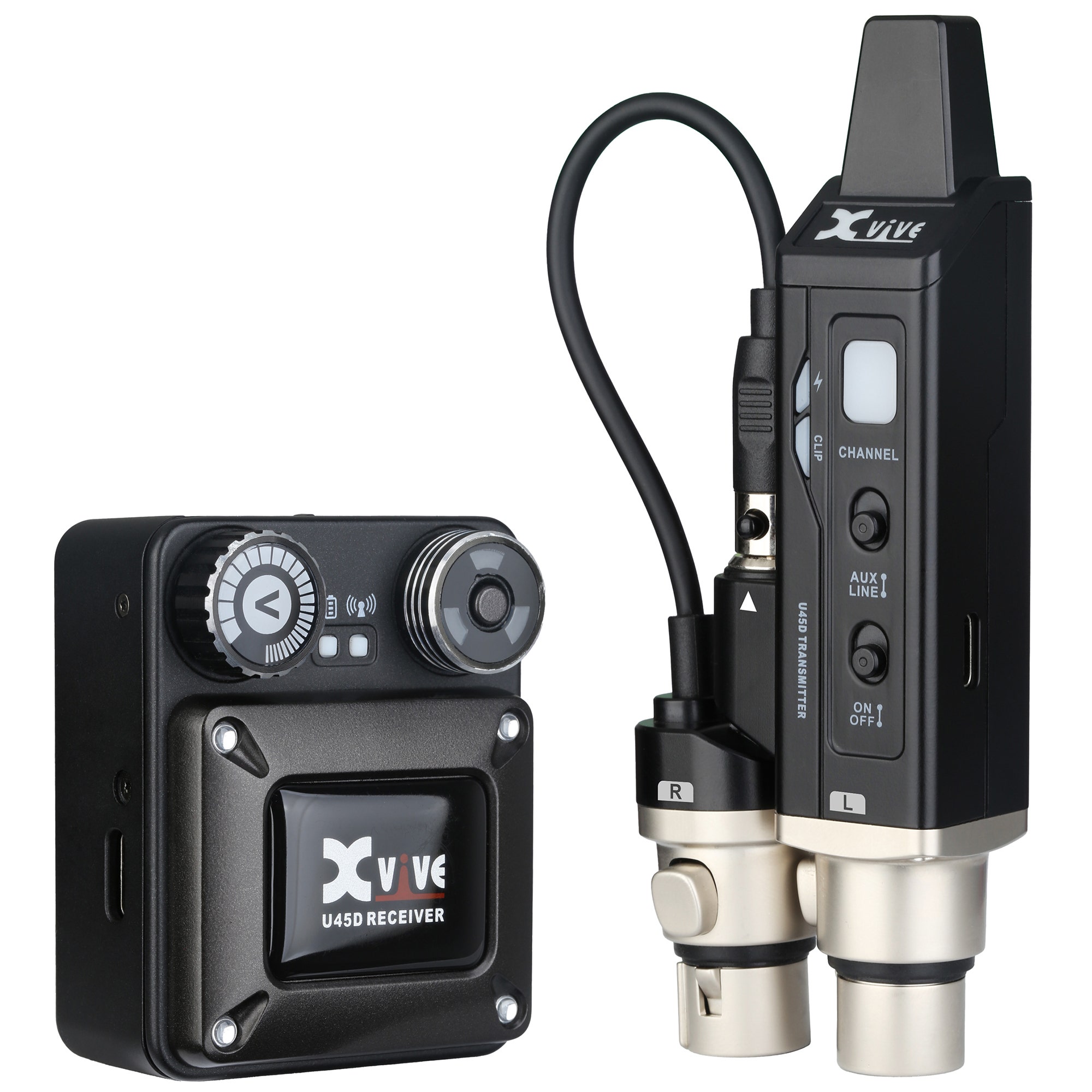 Xvive U45D Stereo 5G Digital Wireless IEM In Ear Monitor System