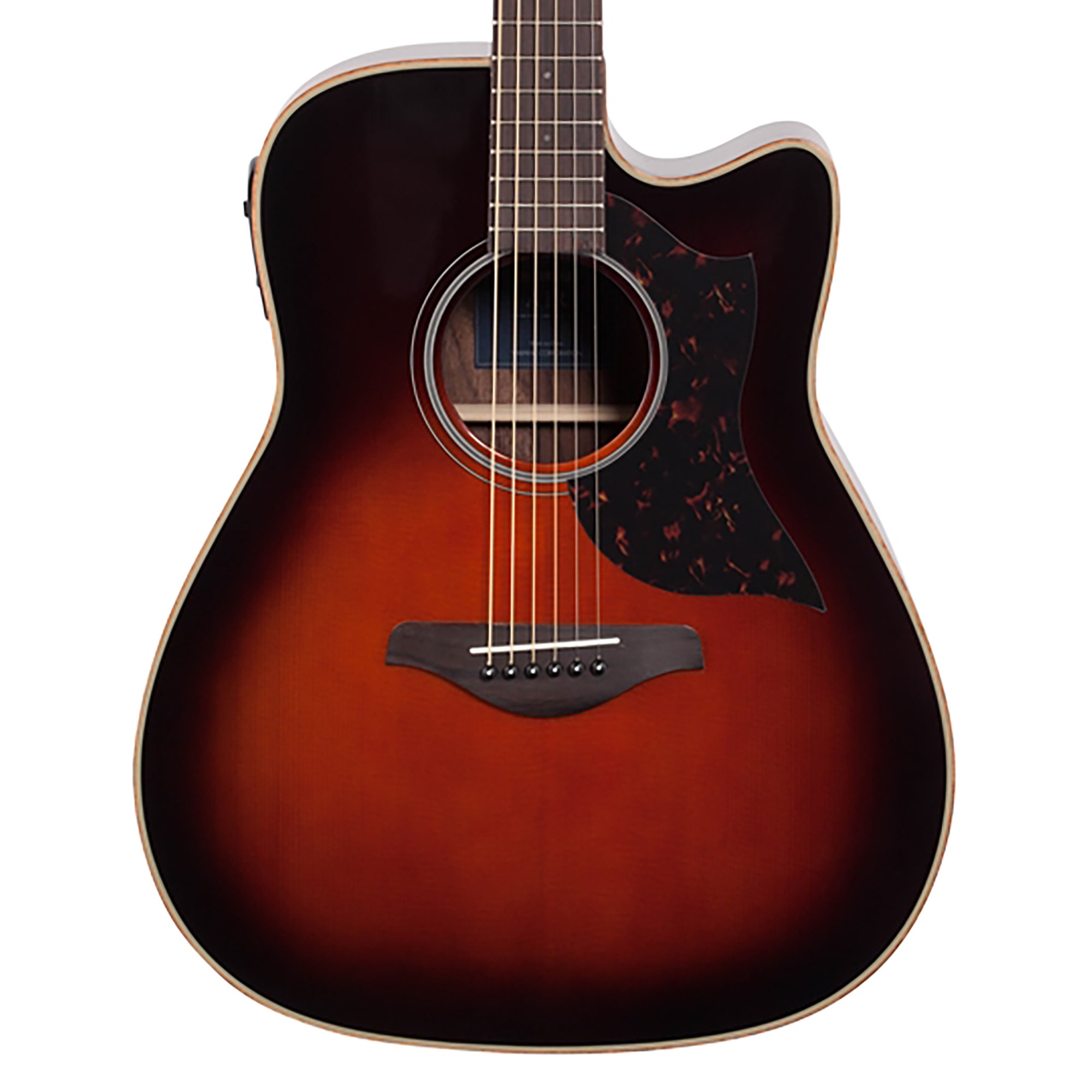 Yamaha A1R Dreadnought Acoustic Electric Guitar Tobacco Brown Sunburst