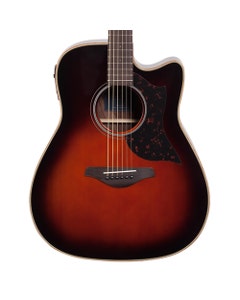 Yamaha A1R Dreadnought Acoustic Electric Guitar Tobacco Brown Sunburst
