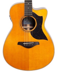 Yamaha AC5R Concert Acoustic Electric Guitar Vintage Natural with Case