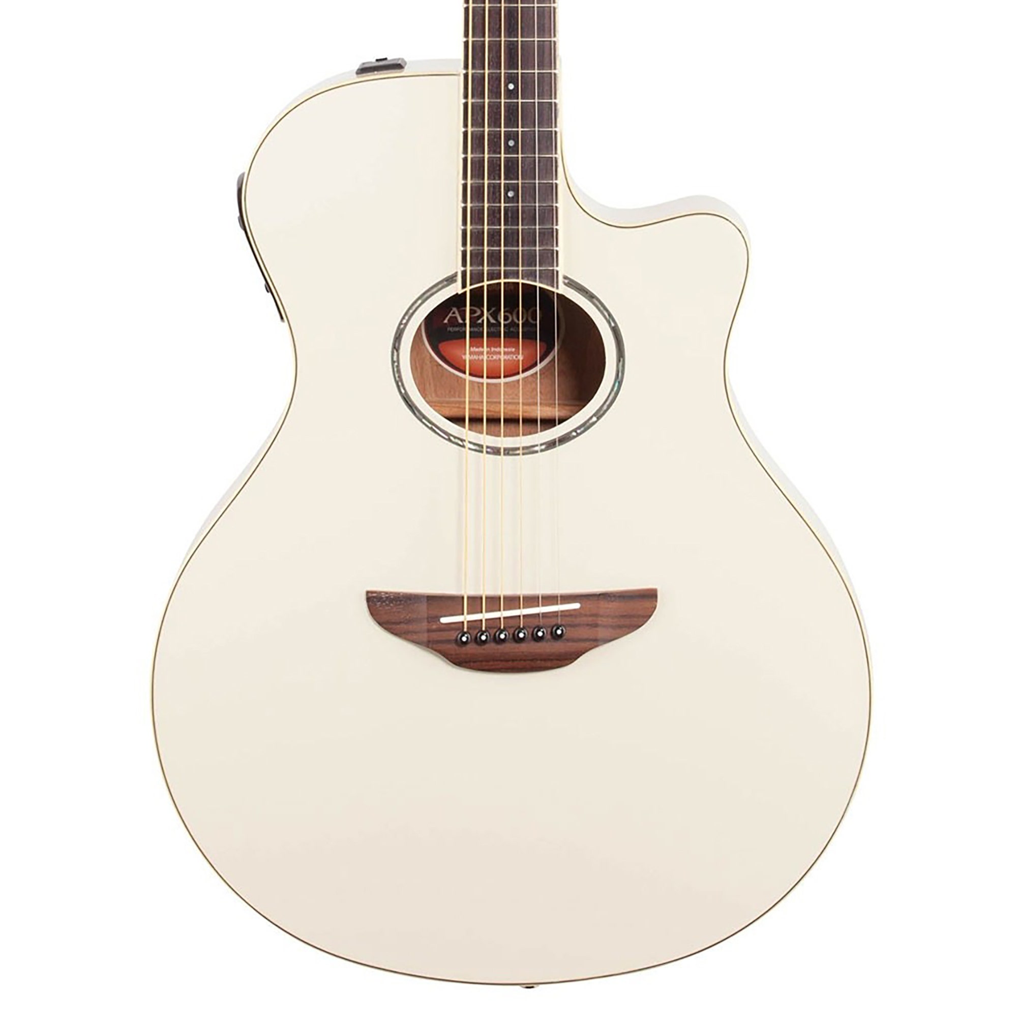 Yamaha APX600 Acoustic Electric Guitar Vintage White