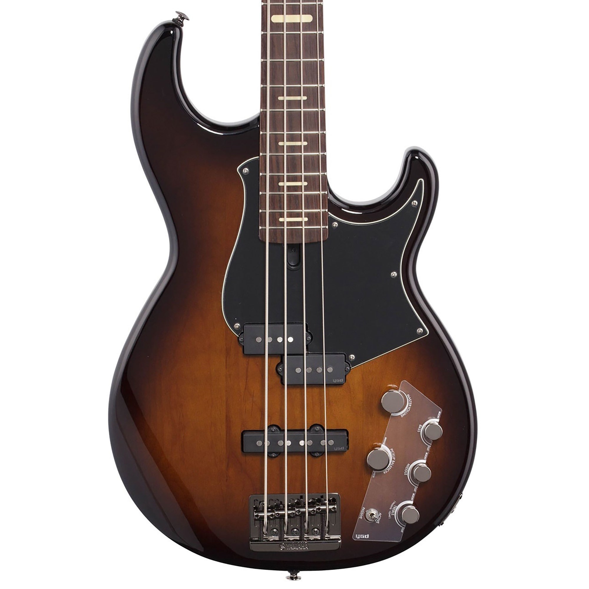 Yamaha BB734A Bass Guitar with Soft Case Dark Coffee Burst
