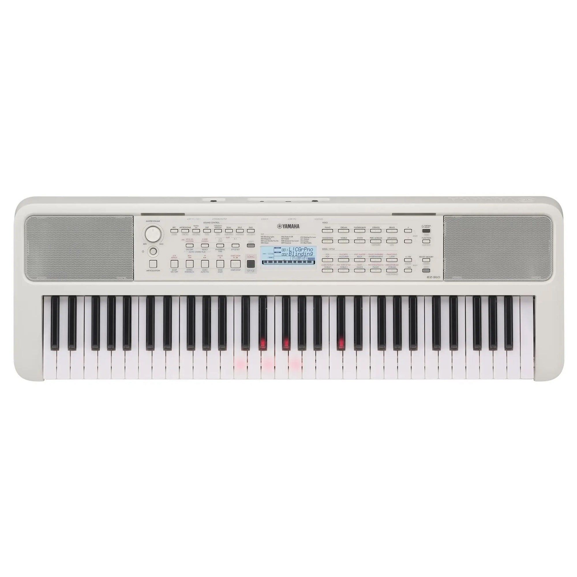 Yamaha EZ310 61-Key Keyboard with Lighted Keys and Power Supply