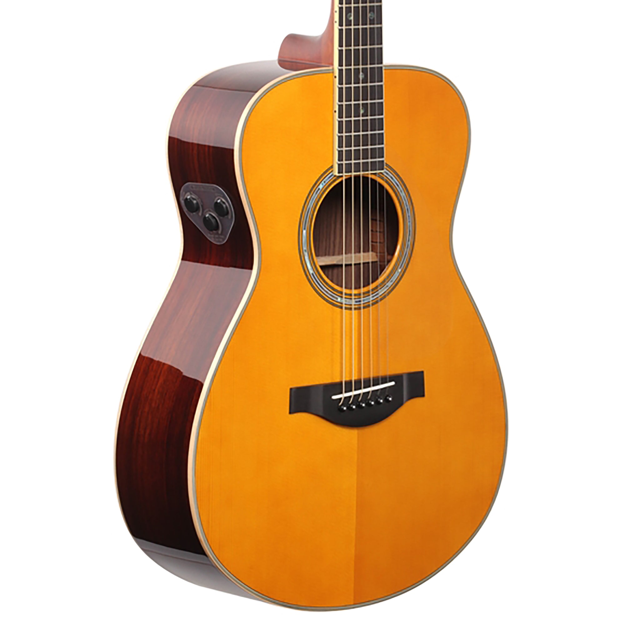 Yamaha LSTA TransAcoustic Acoustic Electric Vintage Natural with Hard Bag