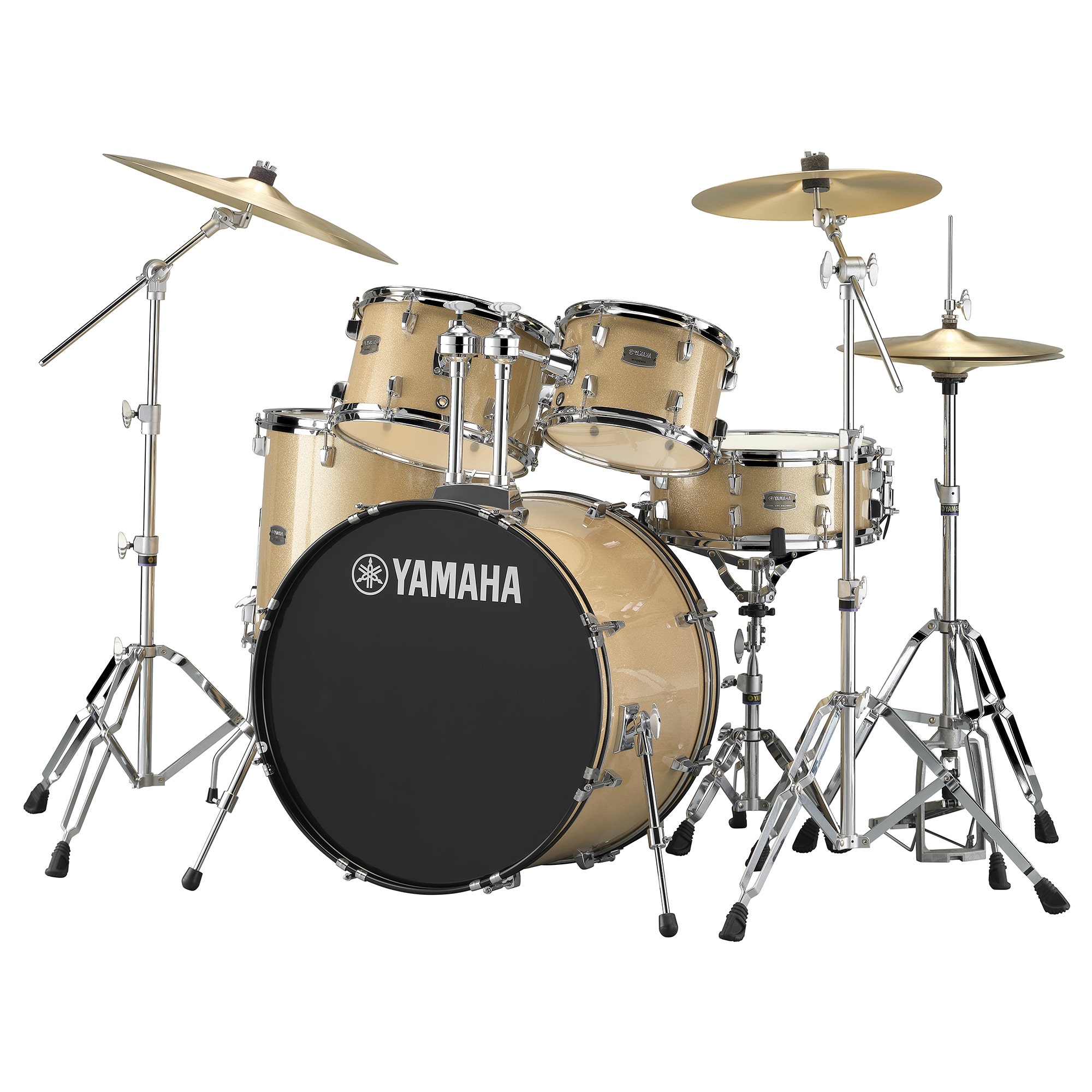 Yamaha Rydeen 5Pc Shell Kit Drums Champagne Glit