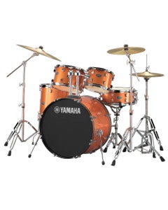Yamaha Rydeen 5Pc Shell Kit Drums Orange Glitter