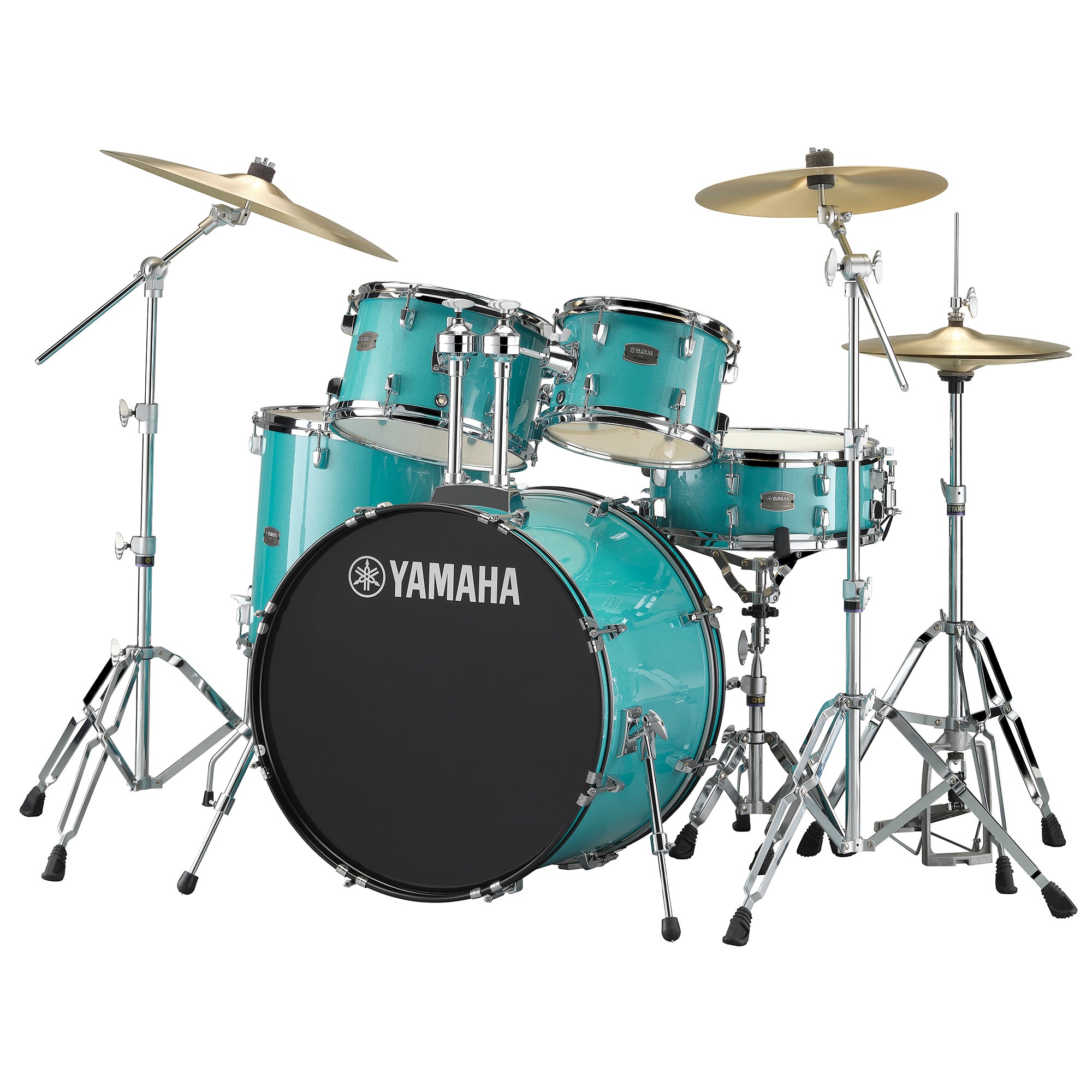 Yamaha Rydeen 5Pc ShellKit Drums Turquoise Glitter