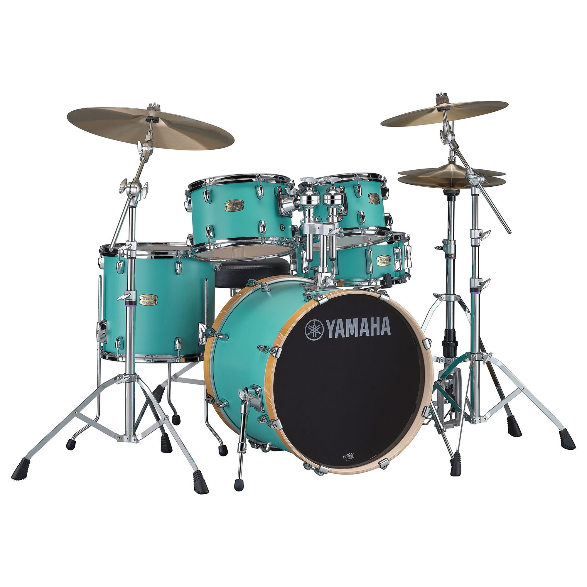 Yamaha SBP-0F5 Stage Custom Birch 5-Piece Shell Kit with 20" Bass Surf Green