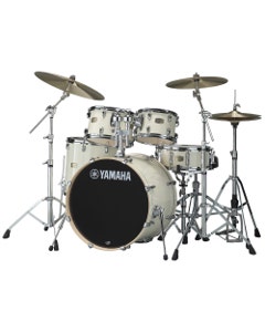 Yamaha SBP-2F5 Stage Custom Birch 5-Piece Shell Kit with 22" Bass Classic White