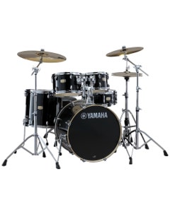 Yamaha SBP-2F5 Stage Custom Birch 5-Piece Shell Kit with 22" Bass Raven Black