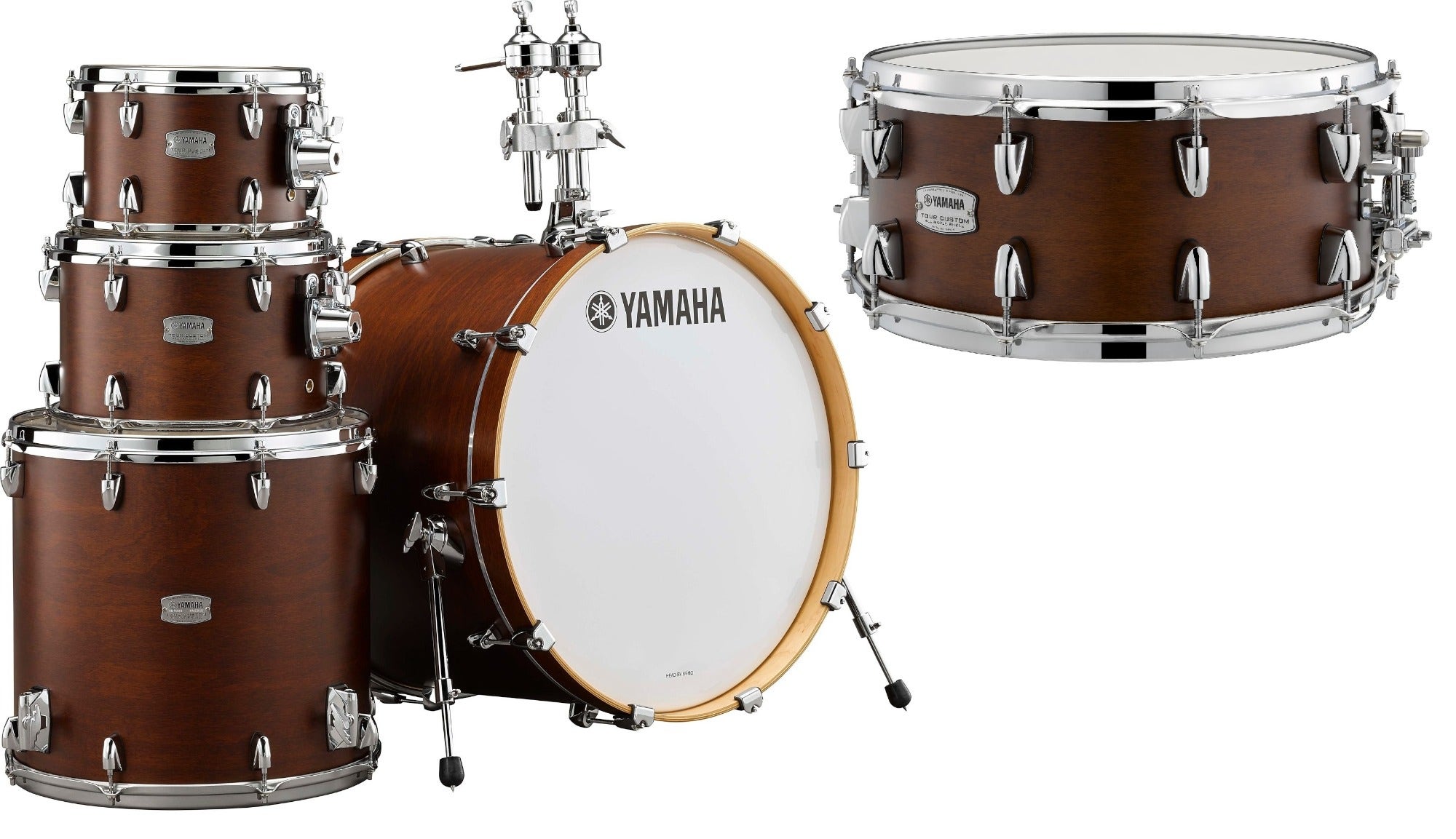 Yamaha Tour Custom Maple 4-Piece Shell Kit Drum Set | American