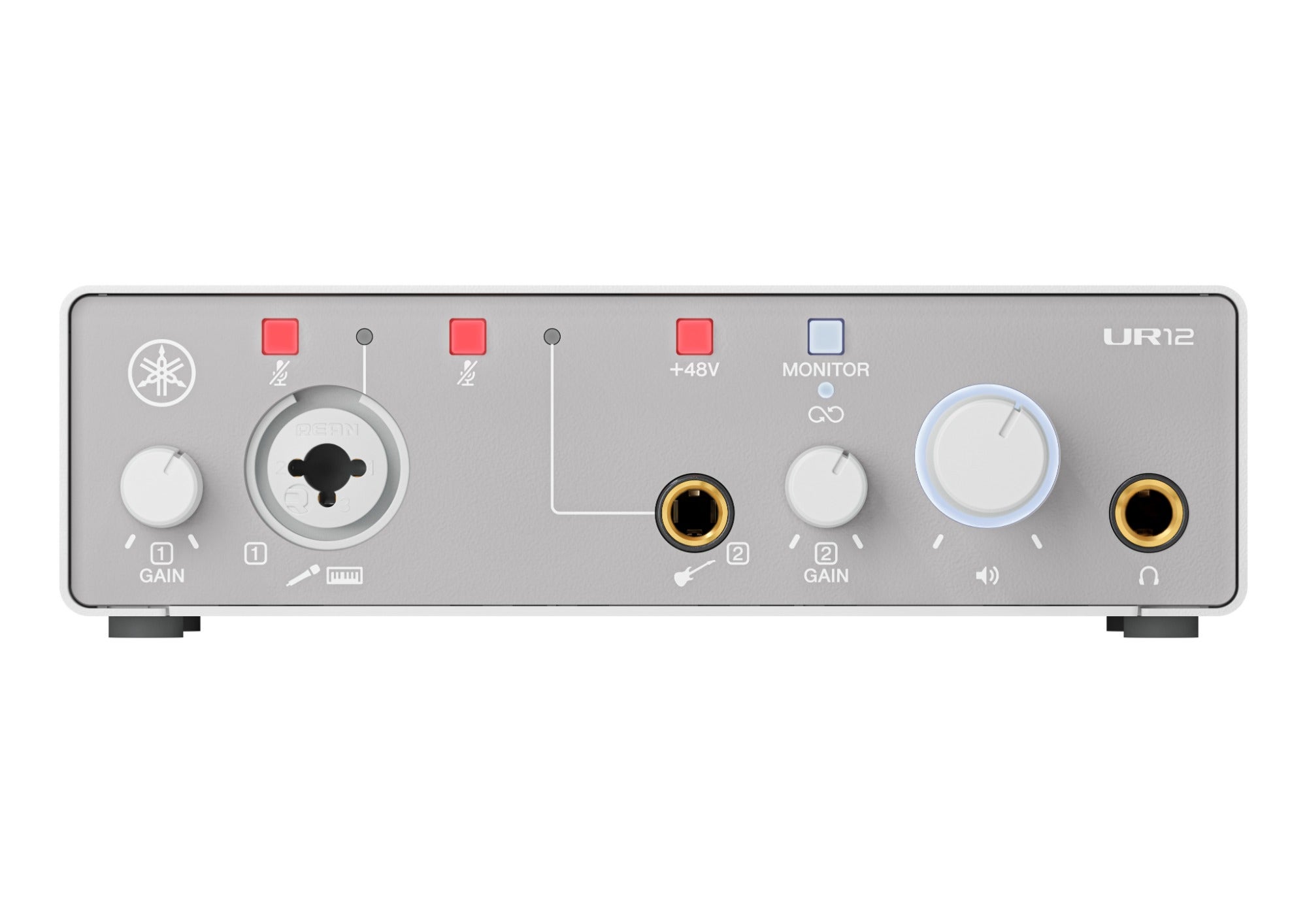 Yamaha UR12MK3 USB Audio Interface in White