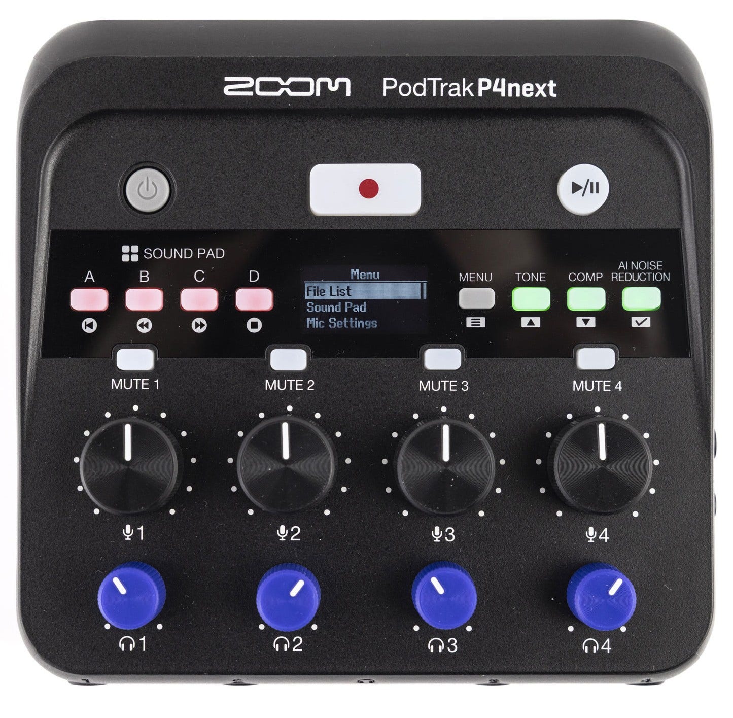 Zoom PodTrak P4next Podcast Recorder