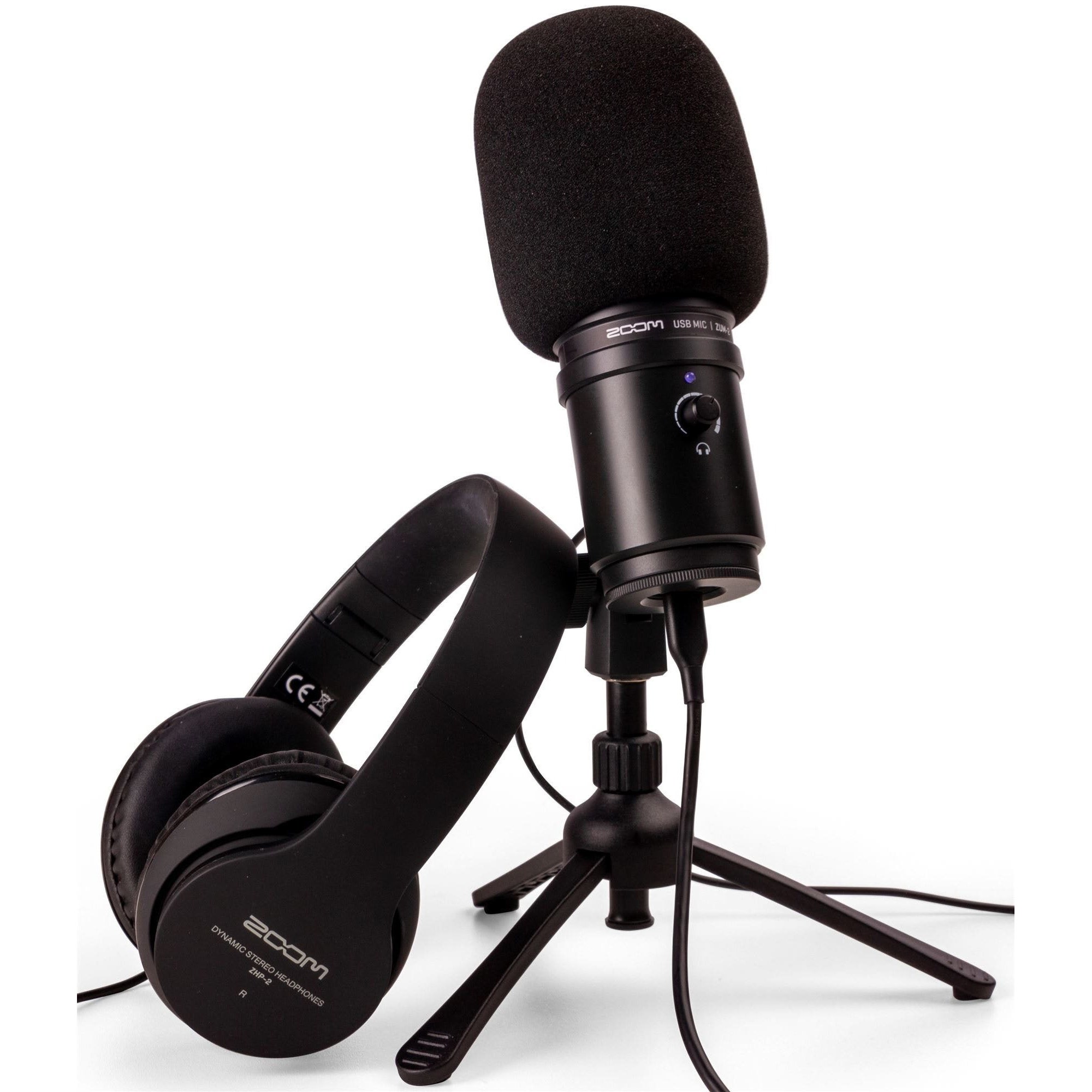 Zoom ZUM-2 USB Microphone Podcast Pack