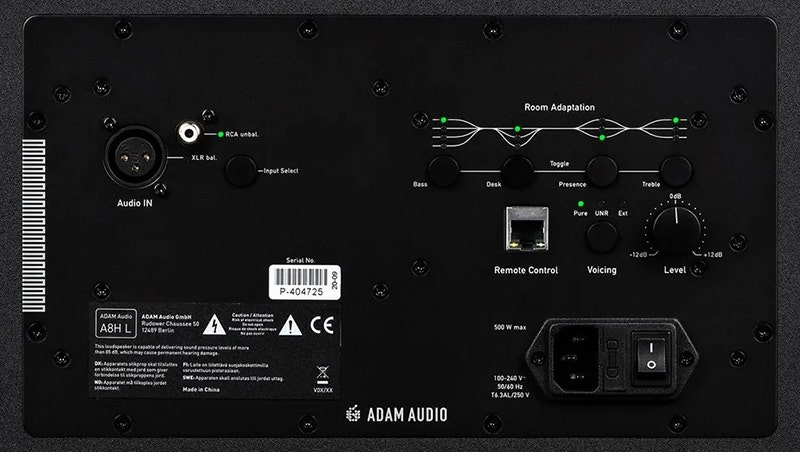 Adam Audio A8H 8" Active 3-Way Studio Monitor The Ultimate Mixing Truth-Teller