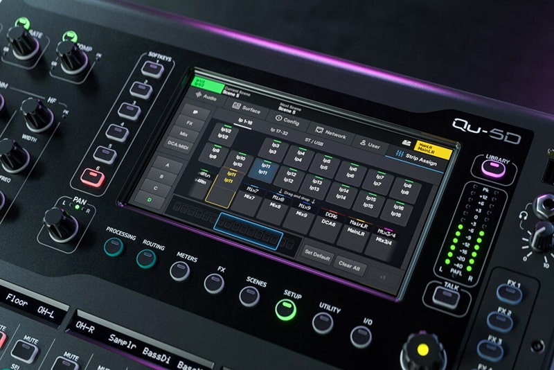 Allen & Heath Qu-5D Pro-Grade Processing, Simple Setup