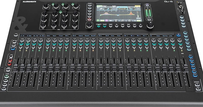 Allen & Heath Qu-6 Intuitive Control for an Easier Workflow