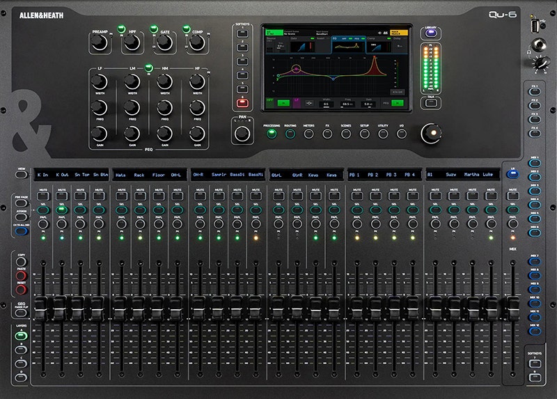Allen & Heath Qu-6 XCVI Processing and FX: Power and Polish