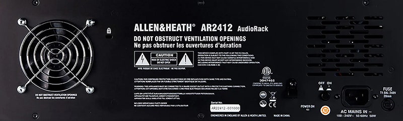 Allen & Heath AR2412 A Stage Rack That works as Hard as You Do