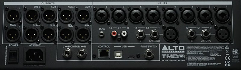 Alto Professional TMD16 A Mixer That Has Your Back
