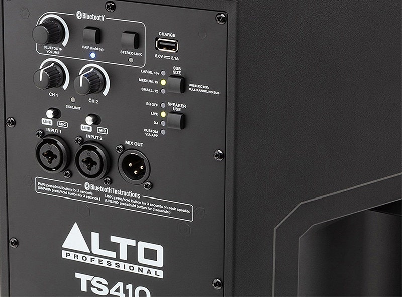 Alto Professional TS410 Smarter Sound, Simpler Control