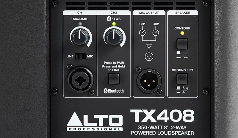 Alto Professional TX408X Designed for Sound. Tuned in the USA.