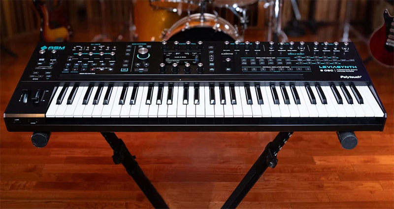 ASM Leviasynth Keyboard Algorithmic Alchemy: Crafting Soundscapes