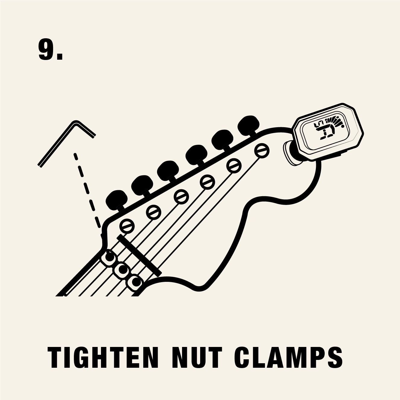 Tips to change strings on a floyd rose