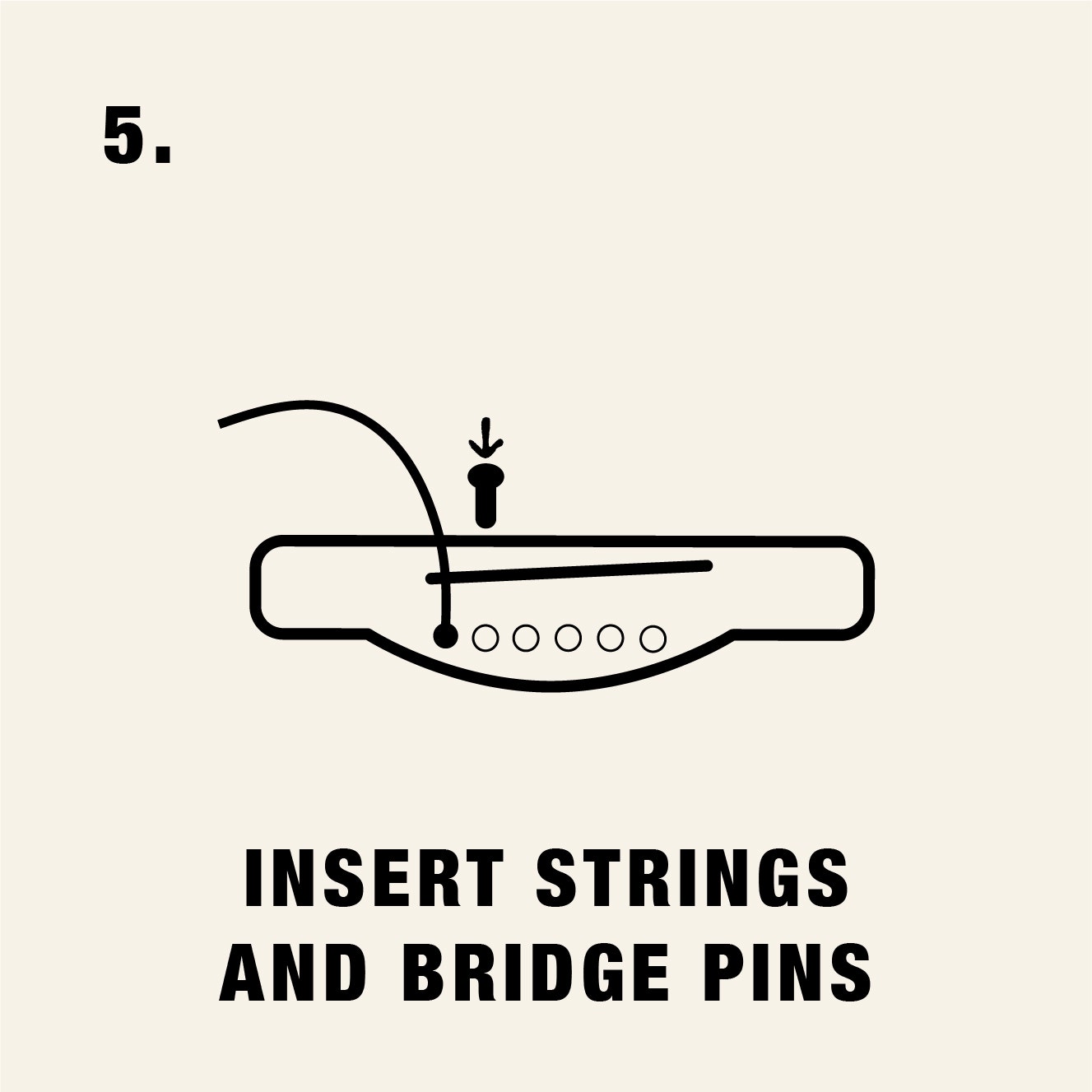 Steps for how to restring an acoustic guitar American Musical Supply